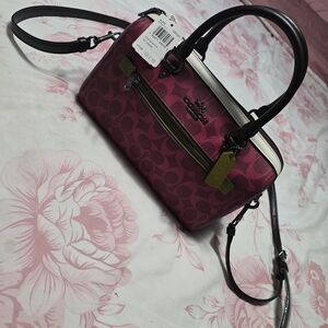 Coach Fuchsia Crossbody Bag